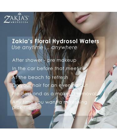 HYDROSOL Water Collection (Rose Water 4 oz) - Moroccan Rose Water for Face & Hair - 4 oz - Buy Online on GoSupps.com