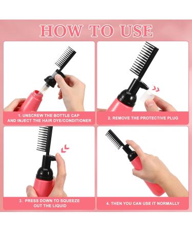 2 pi ces Bouteilles Applicatrices Teinture Cheveux et Plastique L ger avec Brosse pour Distribution Uniforme Accessoires Coiffure Pratiques - Buy Online on GoSupps.com