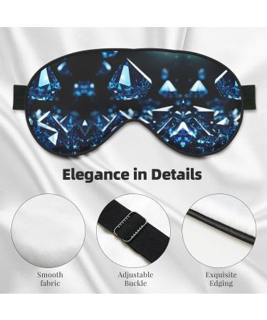 Buy Diamond Pattern Print Unisex Sleep Mask - Double-Sided Eye Mask for Sound Sleep & Skin Care | International Shipping Available - Buy Online on GoSupps.com