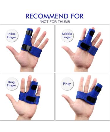 Finger Brace for Arthritis & Tendon Injury - Trigger Finger Splint for Mallet Finger - Stabilizer Support for Pain Relief - Buy Online on GoSupps.com