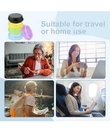 Portable Mini Travel Pills Organizer Box - 7 Piece Transparent Vitamin Container for Outdoor Use | Wllhyf - Buy Online on GoSupps.com
