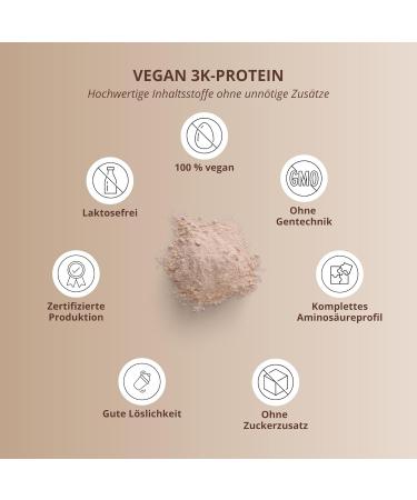 Nutri+ Vegan Protein Powder - Chocolate Coconut 1kg | Lactose-Free 3K Protein Shake | High-Quality Protein Complex - Buy Online on GoSupps.com