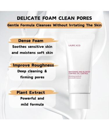 Facial Cleanser - Clean and Clear Face Wash - Face Wash Women for Cleaning & Tightening Pores - Foaming Cleanser - Face Wash for Balanced Grease & Reduce Acne - Skin Care - Face Cleanser - Buy Online on GoSupps.com