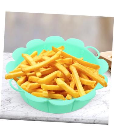 Zerodeko 3pcs Air Fryer Pan Roasting Pan Toaster Air Fryer Non- Silicone Air Fryer Line Household Products Greenx3pcs 21X21X5.2CMx3pcs - Buy Online on GoSupps.com