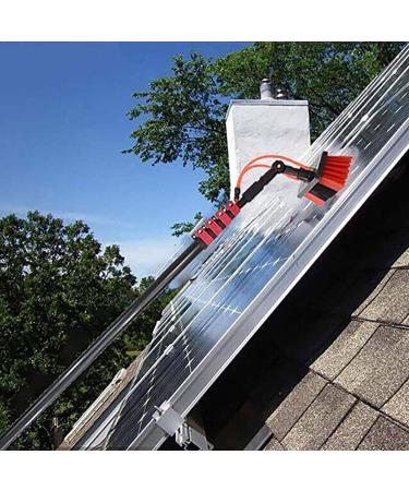 3.6-10.8m Window Cleaning Pole Water Fed Telescopic Brush Extendable Cleaner Roof Cleaning Tools for Photovoltaic Panel Cleaning 6m(20FT) - Buy Online on GoSupps.com