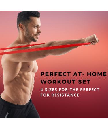 Rubberbanditz Combo Pull Up Assist Bands | Heavy Duty Resistance Bands for Powerlifting Mobility & Stretching | 6-Pack Workout Bands for Exercise - Buy Online on GoSupps.com