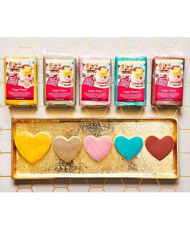 Funcakes Rollfondant Old Rose - Easy to Use Halal Kosher & Gluten-Free Cake Decor | 250g Pack - Buy Online on GoSupps.com