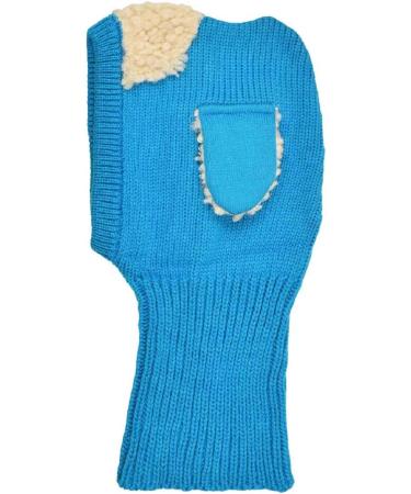 Tuopuda Baby Winter Hat Scarf Set | Earflap Hood Knit Scarves | Blue | 6-36 Months - Buy Online on GoSupps.com