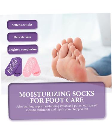 minkissy 4 Pairs Gel Socks Women's Socks Vegetable Gel Moisturizing Miss - Buy Online on GoSupps.com