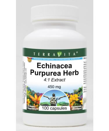 Echinacea Purpurea Herb 4:1 Extract - 450 mg (100 Capsules ZIN: 513863)