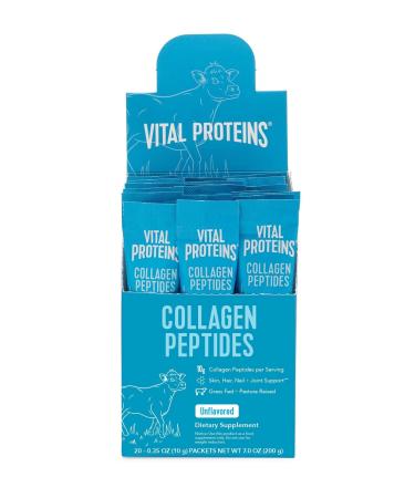 Vital Proteins Collagen Peptides Unflavored 20 Packets 0.35 oz (10 g) Each