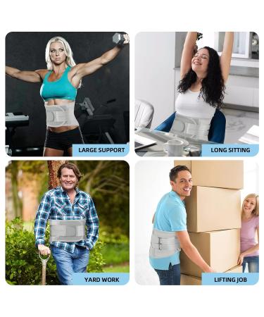Buy KIWI RATA Back Brace - Pain Relief Support Belt for Men & Women | Breathable Design for Sciatica Herniated Disc & Scoliosis - Perfect for Heavy Lifting - Buy Online on GoSupps.com