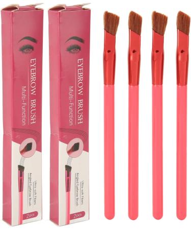 Multifunction Eyebrow Brush Angled Eyebrow Brush with Hairline Drawing Dense Hair 4 Pieces for Home Use - Buy Online on GoSupps.com