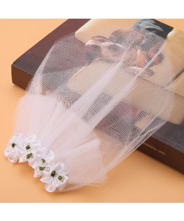Psopp Dog Veil & Flower Headdress for Pets | Wedding Hair Accessories for Small Dogs & Cats - Buy Online on GoSupps.com