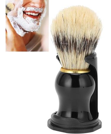 Premium Men's Shaving Brush - Soft Hair Razor Brush with Black Dripping Tape Holder for Facial Cleaning & Grooming - Buy Online on GoSupps.com