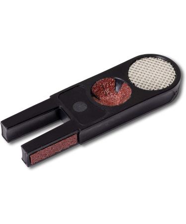Ulti-Mate Pool Billiard Cue TIP Tool 5 in 1 Trimmer Burnisher Shaper Tapper Conditioner - Black - Buy Online on GoSupps.com