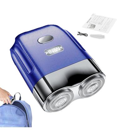 Men's Electric Shaver | Waterproof Men Shaver USB Rechargeable Quiet Automatic Beard Grooming Trimmer for Camping Business Trip Journey Blue - Buy Online on GoSupps.com