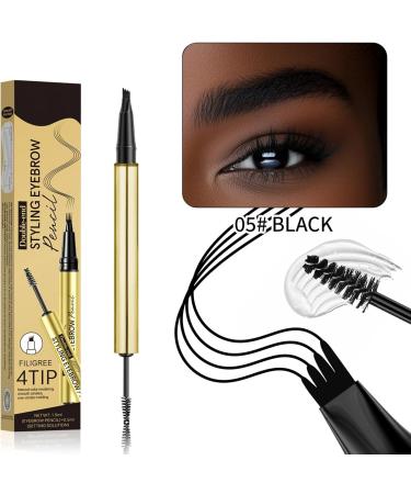 2in1 Eyebrow Pen with Gel and 4 Fork Tips with 3 Eyebrow Cards Microblading Eyebrow Pen Waterproof with Sealing Eyebrow Gel Waterproof Eyebrow Pen for Long Lasting Use E - Buy Online on GoSupps.com