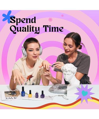 Luminous Gel Nail Polish Kit - 6 Glow In The Dark Colors | Spring Summer Gel Polish Set | Soak Off, Nail Art Design | Fluorescent Beauty Gift - Buy Online on GoSupps.com