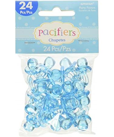 Blue Pacifier Baby Shower Favor Charms - Set of 24 - Buy Online on GoSupps.com