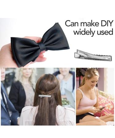 Iyinjuan 60 Pcs Duck Hair Clips - 1.85 Silver Metal Alligator Hairdresser Clamps & Curl Clips - Durable Hair Styling Accessories - Buy Online on GoSupps.com