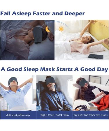 Mavogel 2019 Sleep Eye Mask - Skin Friendly Modal Material - Light Blocking for Home/Flight/Shift Work - 100% Handmade - Adjustable Strap - Dark Grey - Buy Online on GoSupps.com