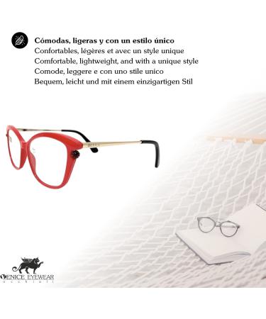 Exclusive Perl Reading Glasses for Women - Fashion Pharmacy Quality | 1 Diopter | 5 Color Options - Buy Online on GoSupps.com