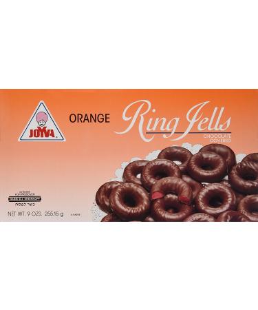 Joyva Orange Jelly Rings, Ring Jells Kosher for Passover, 9-Ounce (Pack of 1) 0.67 Pound