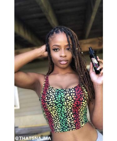 Lion Locs Organic Vegan Rosewater Spray for Dreads, Braids & Locs with Aloe, Essential Oils, Vitamins & Glycerin - 4oz - Buy Online on GoSupps.com