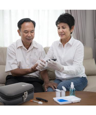 Healifty Insulin Cooler Storage Bag - Practical Medicine Organizer for Diabetic Travel - Grey Travel Tote Bag - Buy Online on GoSupps.com