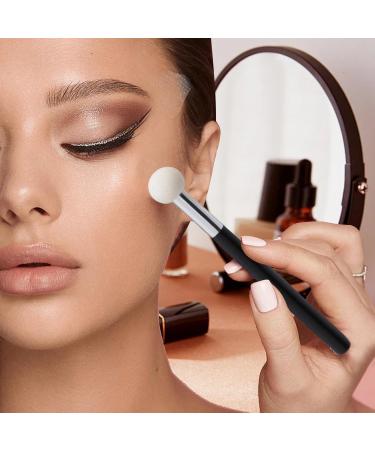 Mushroom Makeup Brush | Mushroom Concealer Brush | Makeup Sponge Brush | Mushroom Makeup Brush | Makeup Sponge Applicator Stick Black - Buy Online on GoSupps.com