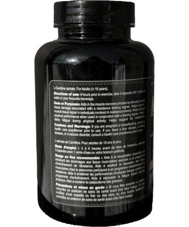 Vegan friendly Carnitine capsules 667mg 180 count to boost muscle recovery repair tissue performance and delay fatigue during physical activity. - Buy Online on GoSupps.com