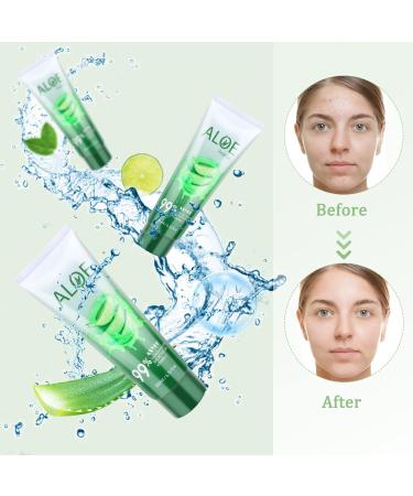 200 ML Organic Aloe Vera Gel | Hydrating Face & Body Moisturizer | For Dry Skin, Sunburn & Acne Relief - Buy Online on GoSupps.com