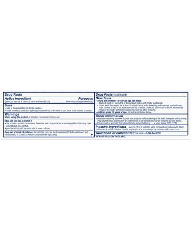 Sensodyne Rapid Relief Toothpaste for Sensitive Teeth - Mint Flavor | Fast Shipping Worldwide - Buy Online on GoSupps.com