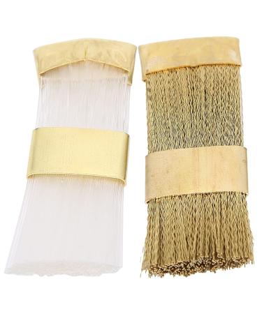 2 Pcs Nail Art Bits Cleaning Brush - Copper Wire Drill Cleaner & Nail Dust Brush for Manicure & Pedicure Accessories - Buy Online on GoSupps.com