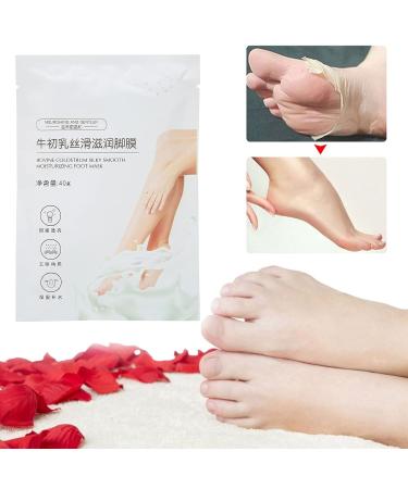 Vitamin E & Avocado Oil Foot Peeling Mask - Baby Soft Smooth Skin for Rough Heels & Dry Toes - International Shipping Available - Buy Online on GoSupps.com