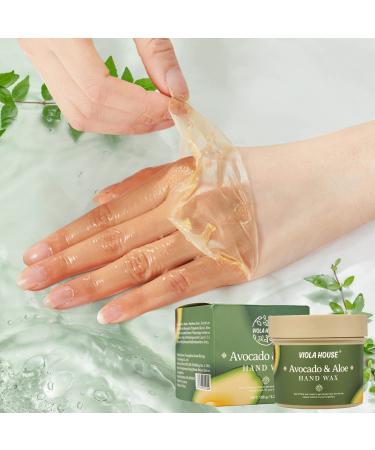 Viola House Handmask - Moisturizing & Peeling Mask for Cracked Dry Aging Hands (150g Avocado & Aloe) - Skin Repair & Brightening - Buy Online on GoSupps.com