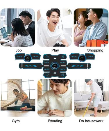 Abdominal Toning Belt Trainer | Waist Trimmer for Men and Women | Abs Workout Equipment - Buy Online on GoSupps.com