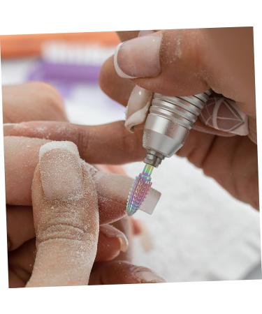 Beatifufu Cuticle Pusher Manicure Art Drill Bits Nail Art Polishing Tools Drill Bits for Nails Nail Art Drill Bits Nail Bits for Women Manicure Nail Bits Plastic Accessories Acrylic Women's 5.4x1.2cm Colorful - Buy Online on GoSupps.com