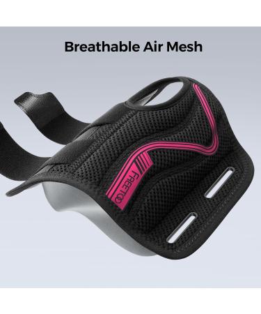 Adjustable S-shaped Wrist Support for Arthritis & Carpal Tunnel - Rose Red, Small, Left Hand | FREETOO Wrist Brace for Men & Women - Buy Online on GoSupps.com