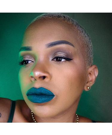 Mynena Ivy Teal Liquid Lipstick - Matte, Long Lasting, Waterproof, Vegan & Cruelty-Free - Buy Online on GoSupps.com