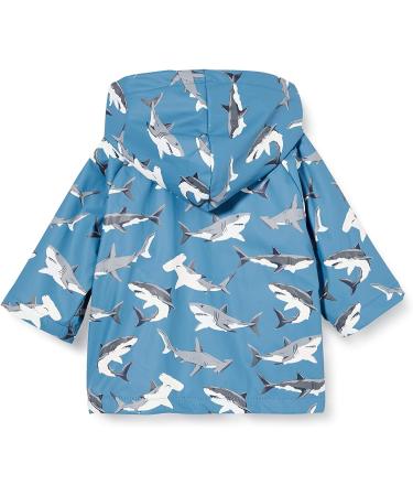 Hatley Girls' Deep-Sea Sharks Raincoat - 18 Months | Waterproof & Stylish - Buy Online on GoSupps.com