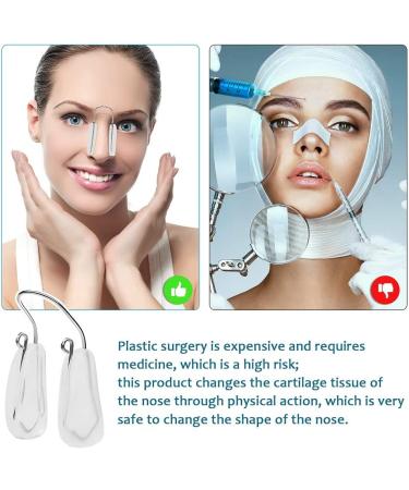 Nose Shaper Up Lifting Clip - Beauty Nose Slimmer Device for Wide Noses - Pain-Free High Up Tool (White) - Buy Online on GoSupps.com