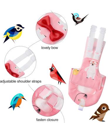 4 Pack Bird Diaper Flight Suit Liner for Parrots - Washable Reusable Waterproof Urine Wet Suit - Star Pattern Size S - Buy Online on GoSupps.com