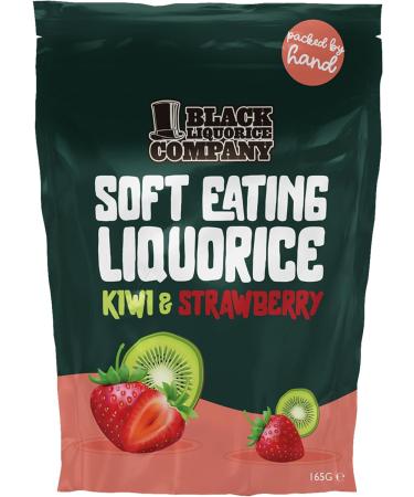 Black Liquorice Company - Kiwi and Strawberry Liquorice 3 x 165g - Buy Online on GoSupps.com