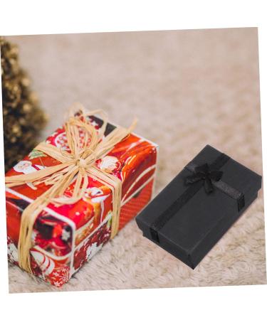 VALICLUD 12 Pcs Valentine's Day Box Cases with Bowknot Christmas Boxes Paper Jam Bow Tie Snack Box 5x8x2.5cmx2pcs Blackx2pcs - Buy Online on GoSupps.com