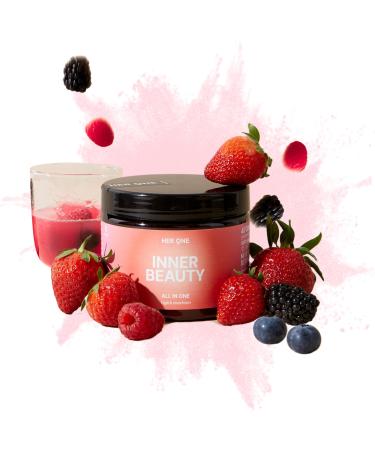 Her one Inner Beauty All in One 70+ ingredients for female vitality supports intestinal health metabolism energy immune system skin hair nails