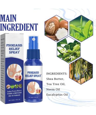 Mandurs South Moon Psoriasis Repair Spray - Herbal Treatment for Skin with Youth Bee Venom Cream (1pcs) - Buy Online on GoSupps.com