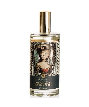 Logevy Firenze 1965 Cotone Linen Fragrance Spray for Cotton Fabric from Master Perfumer in Italy with Floral & Woody Notes to Luxuriously freshen sheets cushions curtains clothing & more 100ml