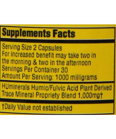Humineral Humic & Fulvic Mineral Immune Boost Raw Powder - 60 Count Supplement - Buy Online on GoSupps.com